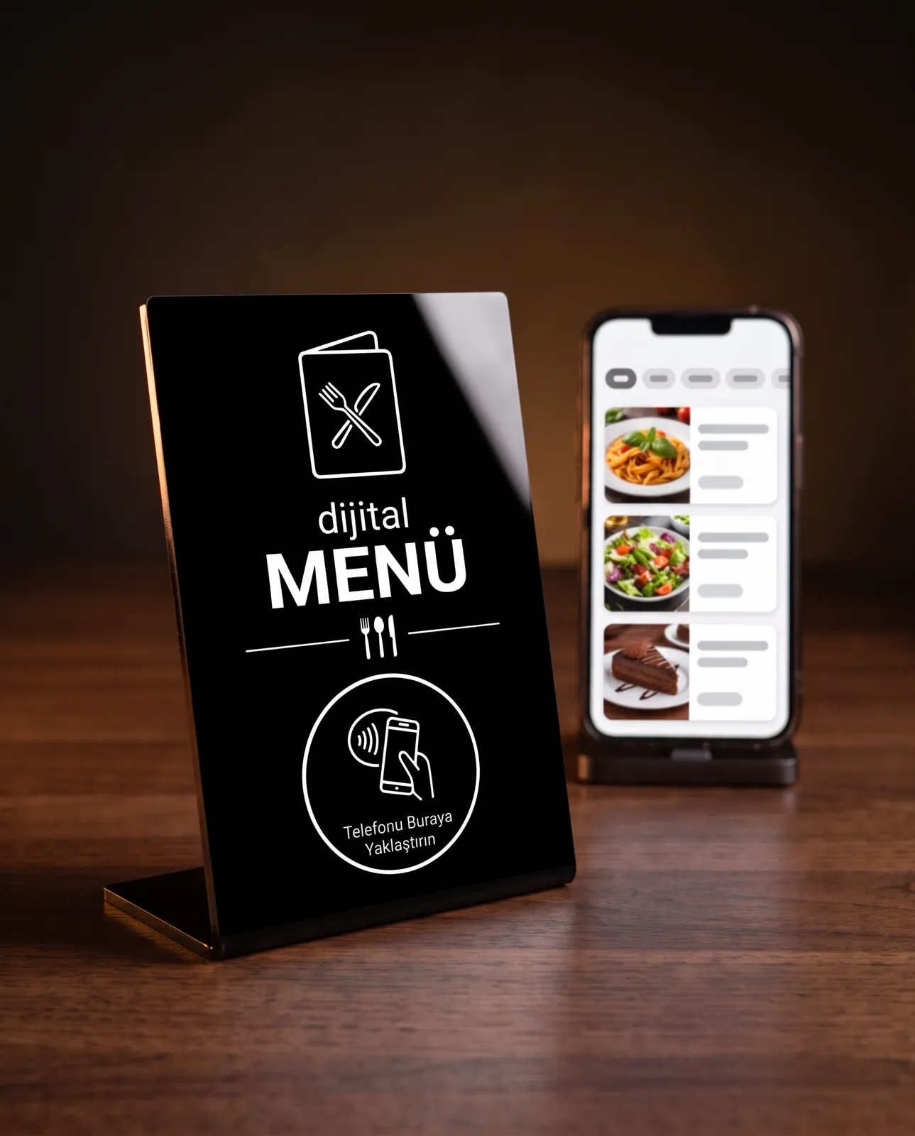NFC Dijital Menü Standı